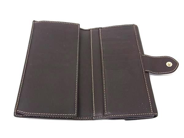 GUCCI グッチ 財布 GGキャンバス 203550 ブラウン キャンバス×レザー レディース ハート Wホック 二つ折り 長財布 ゴールド金具