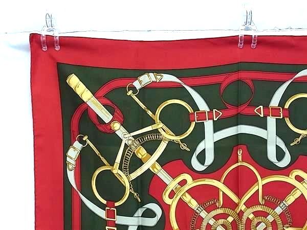 HERMES エルメス スカーフ カレ90 Eperon d'or エプロンドール マルチカラー シルク100% レディース 大判