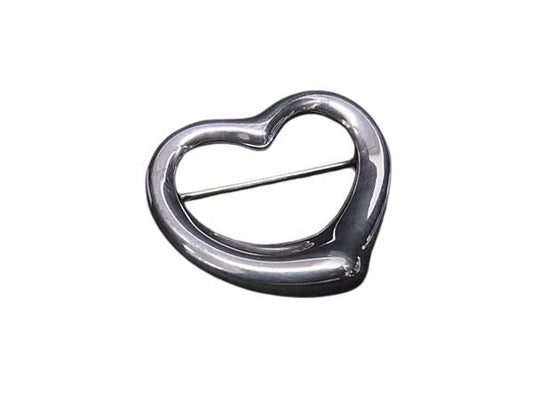 TIFFANY＆Co ティファニー ブローチ エルサペレッティ オープンハート シルバー SV925 レディース