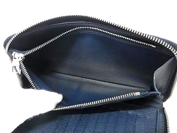 LOUIS VUITTON ルイヴィトン 財布 ジッピーウォレット ヴェルティカル M30510 ブルーマリーヌ(ネイビー系) タイガ メンズ ラウンドファスナー 長財布 シルバー金具