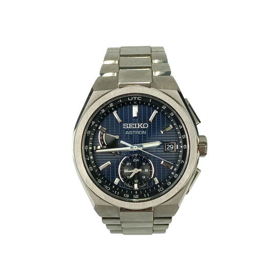SEIKO セイコー 時計 アストロンネクスターシリーズ 8B630BH0/SBXY065 ブルー文字盤 チタン メンズ アナログ 美品