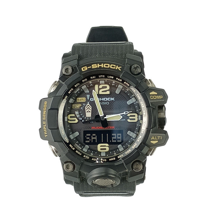 CASIO カシオ 時計 GSHOCK MASTER OF G LAND MUDMASTER マッドマスター GWG10001AJF ブラック文字盤 樹脂 ステンレススチール メンズ デジアナ