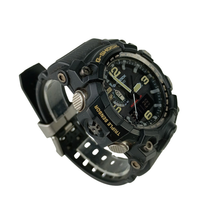 CASIO カシオ 時計 GSHOCK MASTER OF G LAND MUDMASTER マッドマスター GWG10001AJF ブラック文字盤 樹脂 ステンレススチール メンズ デジアナ