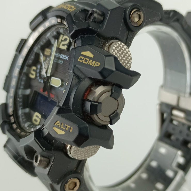 CASIO カシオ 時計 GSHOCK MASTER OF G LAND MUDMASTER マッドマスター GWG10001AJF ブラック文字盤 樹脂 ステンレススチール メンズ デジアナ