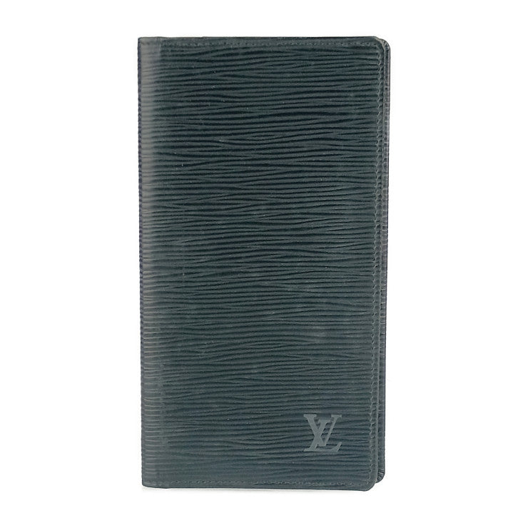 LOUIS VUITTON ルイ ヴィトン 長財布 ポルトカルトクレディ円 M63212(旧型) ブラック エピレザー メンズ 二つ折り 札入れ