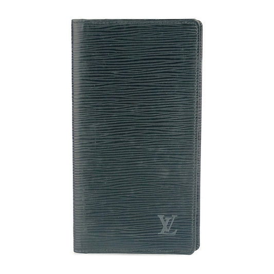 LOUIS VUITTON ルイ ヴィトン 長財布 ポルトカルトクレディ円 M63212(旧型) ブラック エピレザー メンズ 二つ折り 札入れ