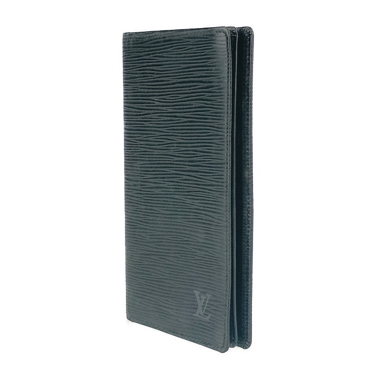 LOUIS VUITTON ルイ ヴィトン 長財布 ポルトカルトクレディ円 M63212(旧型) ブラック エピレザー メンズ 二つ折り 札入れ
