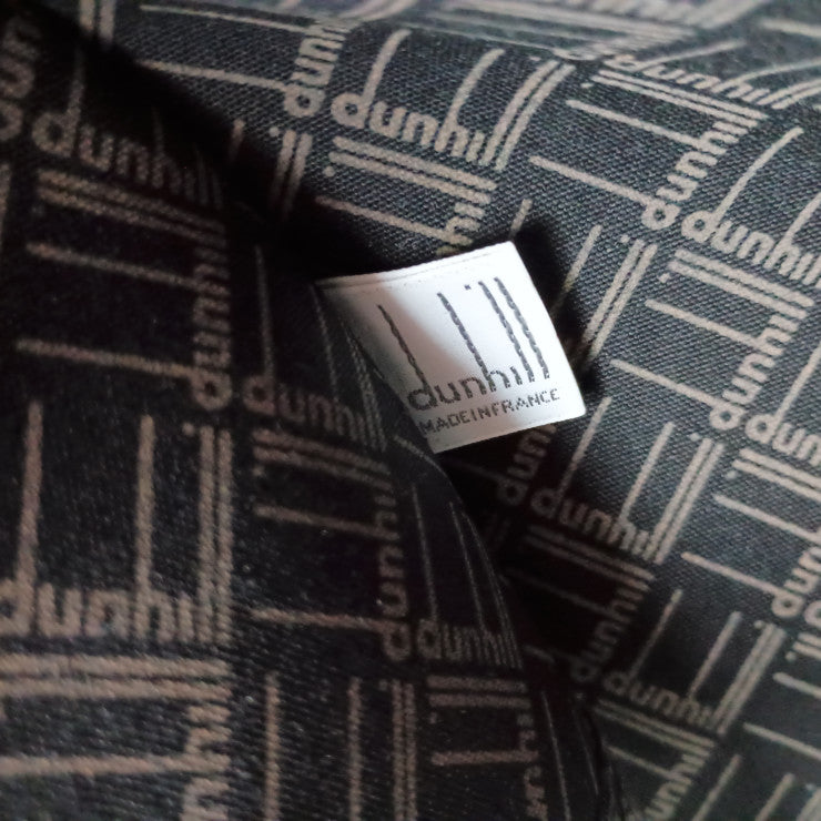 超美品 dunhill ダンヒル ボストンバッグ ボストンバッグ - ブラウン系 ゴールド金具 PVC レザー メンズ トラベルバッグ 旅行鞄 ヘリンボーン調