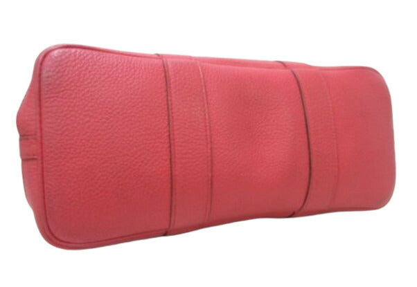 HERMES エルメス トートバッグ ガーデンパーティ TPM - レッド系 ピンク系 トワルオフィシエ ネゴンダ レディース シルバー金具