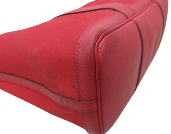 HERMES エルメス トートバッグ ガーデンパーティ TPM - レッド系 ピンク系 トワルオフィシエ ネゴンダ レディース シルバー金具