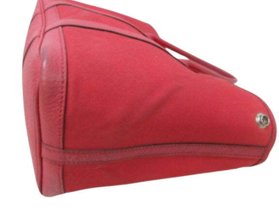 HERMES エルメス トートバッグ ガーデンパーティ TPM - レッド系 ピンク系 トワルオフィシエ ネゴンダ レディース シルバー金具