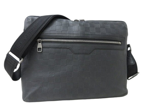 LOUIS VUITTON ルイヴィトン ショルダー バッグ カリプソMM N41201 オニキス ダミエアンフィニ メンズ シルバー金具