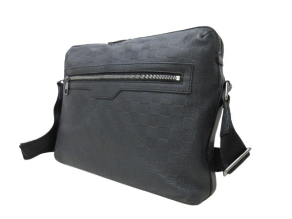 LOUIS VUITTON ルイヴィトン ショルダー バッグ カリプソMM N41201 オニキス ダミエアンフィニ メンズ シルバー金具