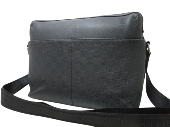 LOUIS VUITTON ルイヴィトン ショルダー バッグ カリプソMM N41201 オニキス ダミエアンフィニ メンズ シルバー金具