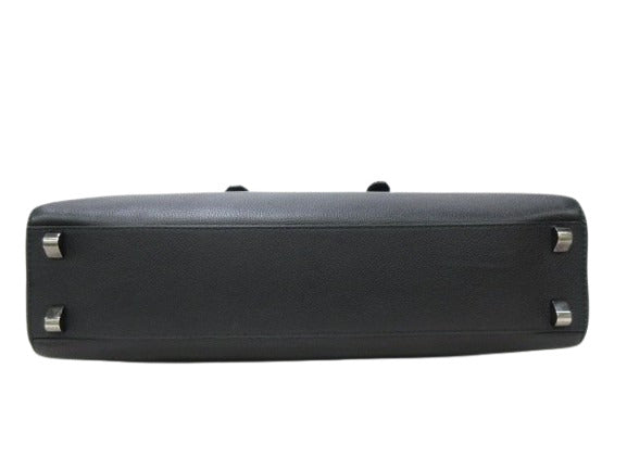 BVLGARI ブルガリ ブリーフケース BVLGARI BVCKLE ビジネスバッグ 281993 ブラック レザー メンズ 2WAY シルバー金具