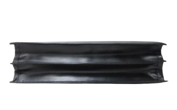 PRADA プラダ ビジネスバッグ ブリーフケース - ブラック レザー メンズ シルバー金具