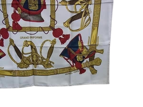 HERMES エルメス スカーフ カレ90 GRAND UNIFORME グランユニフォーム - マルチカラー シルク100% レディース 大判