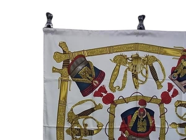 HERMES エルメス スカーフ カレ90 GRAND UNIFORME グランユニフォーム - マルチカラー シルク100% レディース 大判