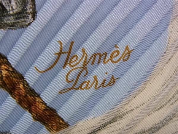 HERMES エルメス プリーツスカーフ カレプリセ A propos de Bottes ブーツについて - マルチカラー シルク100% レディース