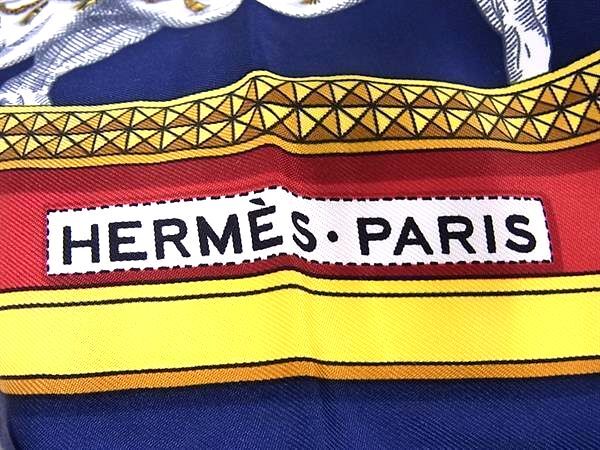 HERMES エルメス スカーフ カレ90 Grand Apparat 盛装の馬 - マルチカラー シルク100% レディース 大判 美品