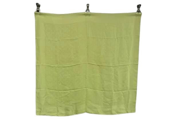 LOUIS VUITTON ルイヴィトン スカーフ モノグラム - ライトグリーン シルク100% レディース 大判