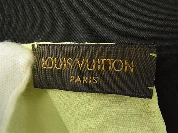LOUIS VUITTON ルイヴィトン スカーフ モノグラム - ライトグリーン シルク100% レディース 大判