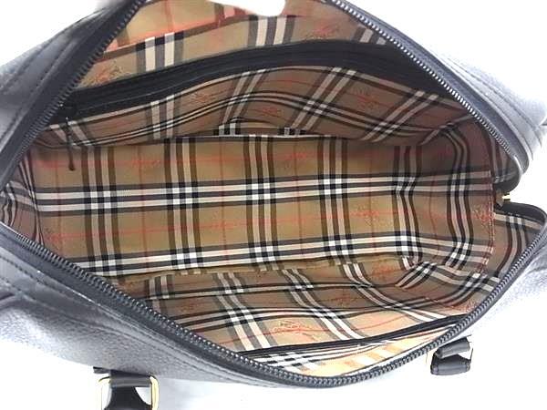 Burberrys バーバリーズ ハンドバッグ - - ブラック レザー レディース 美品