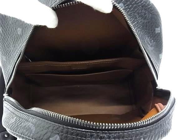 MCM エムシーエム リュックサック ヴィセトス MMK65VE38BK001 ブラック レザー ユニセックス スタッズ シルバー金具