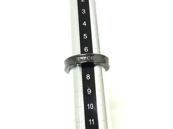 TIFFANY＆Co ティファニー リング 指輪 1837 ナロー リング ブラック チタン レディース 美品