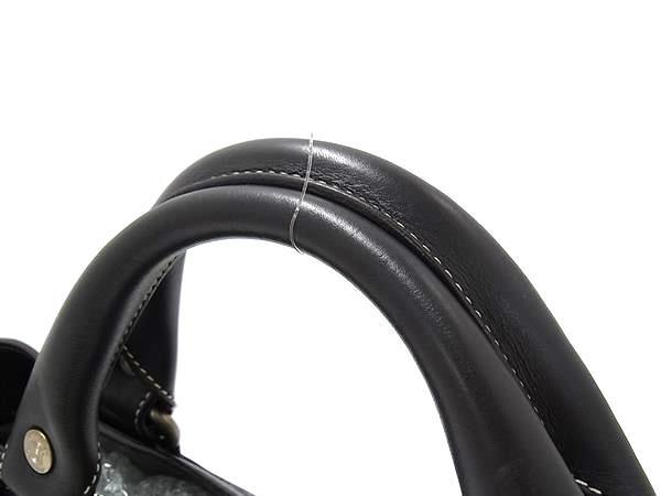 CELINE セリーヌ ハンドバッグ マカダム ブギーバッグ ダークブラウン レザー レディース 美品