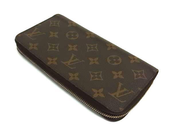LOUIS VUITTON ルイヴィトン 財布 ジッピーウォレット M42616 ブラウン モノグラム ユニセックス ゴールド金具