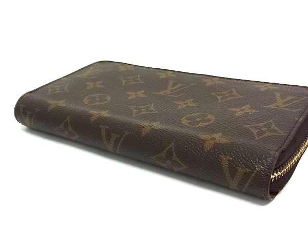 LOUIS VUITTON ルイヴィトン 財布 ジッピーウォレット M42616 ブラウン モノグラム ユニセックス ゴールド金具