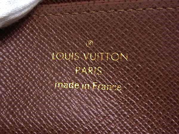 LOUIS VUITTON ルイヴィトン 財布 ジッピーウォレット M42616 ブラウン モノグラム ユニセックス ゴールド金具