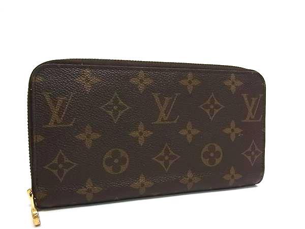 LOUIS VUITTON ルイヴィトン 財布 ジッピーウォレット M42616 ブラウン モノグラム ユニセックス ゴールド金具