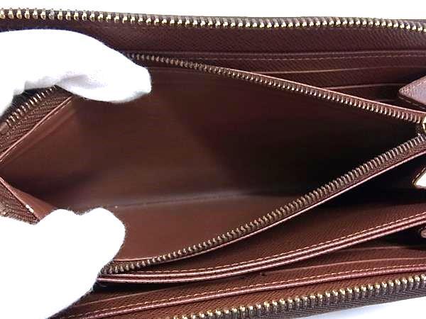 LOUIS VUITTON ルイヴィトン 財布 ジッピーウォレット M42616 ブラウン モノグラム ユニセックス ゴールド金具