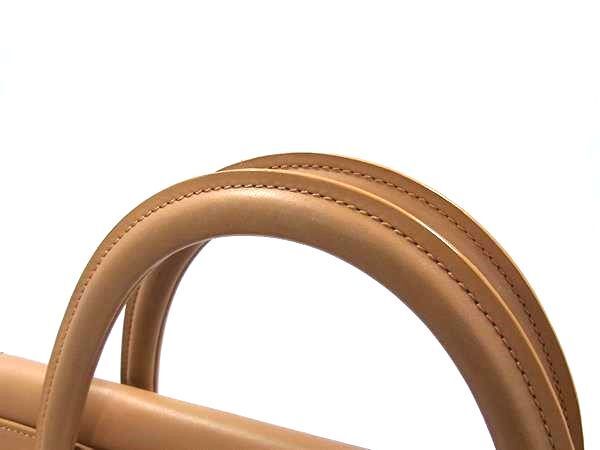 美品 ChristianDior クリスチャンディオール ハンドバッグ - - ブラウン系 レザー レディース