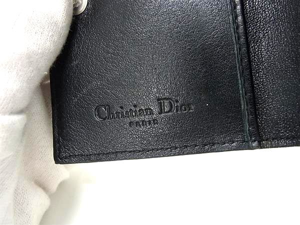 ChristianDior クリスチャンディオール カードケース トロッター - ブラック パテントレザー レディース