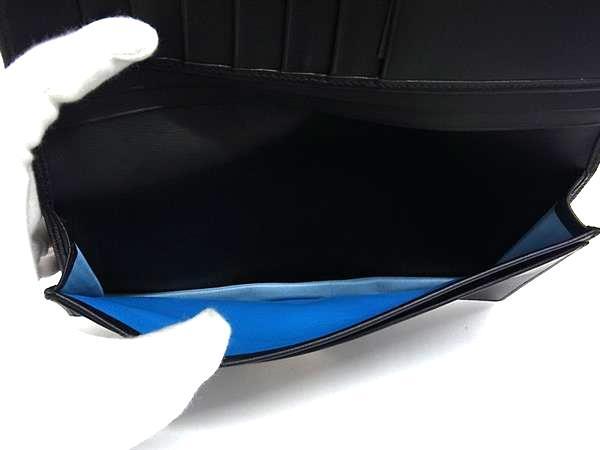 新古未使用展示品 BVLGARI ブルガリ 財布 ブルガリブルガリ 23295 ブラック レザー ユニセックス ニつ折り ロゴクリップ