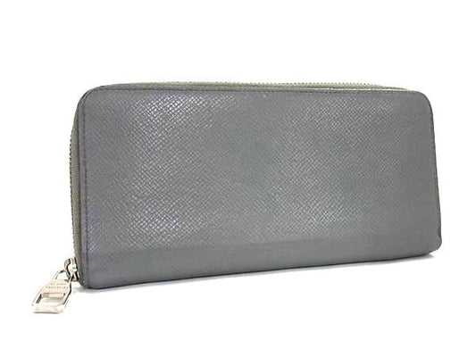 LOUIS VUITTON ルイヴィトン 長財布 タイガ ジッピー ウォレット ヴェルティカル M32601 グラシエ レザー メンズ ラウンドファスナー 二つ折り財布 シルバー金具
