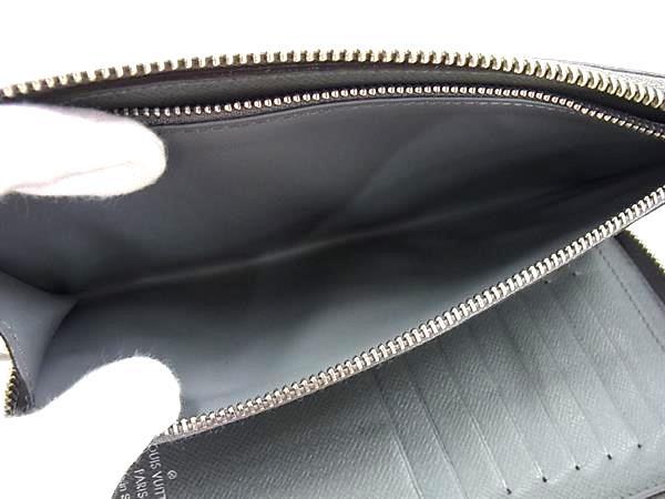 LOUIS VUITTON ルイヴィトン 長財布 タイガ ジッピー ウォレット ヴェルティカル M32601 グラシエ レザー メンズ ラウンドファスナー 二つ折り財布 シルバー金具
