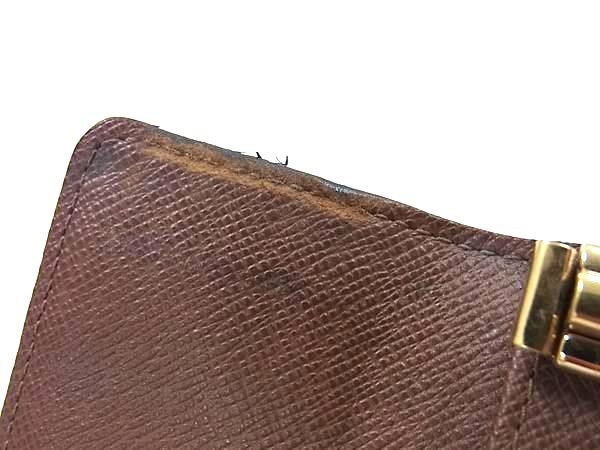 LOUIS VUITTON ルイヴィトン キーケース モノグラム ミュルティクレ4 M62631 ブラウン PVC レザー ユニセックス 4連 ゴールド金具