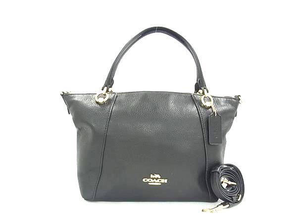 COACH コーチ ハンドバッグ ケイシー サッチェル C6229 ブラック レザー レディース 2WAY ショルダーバッグ ゴールド金具 超美品