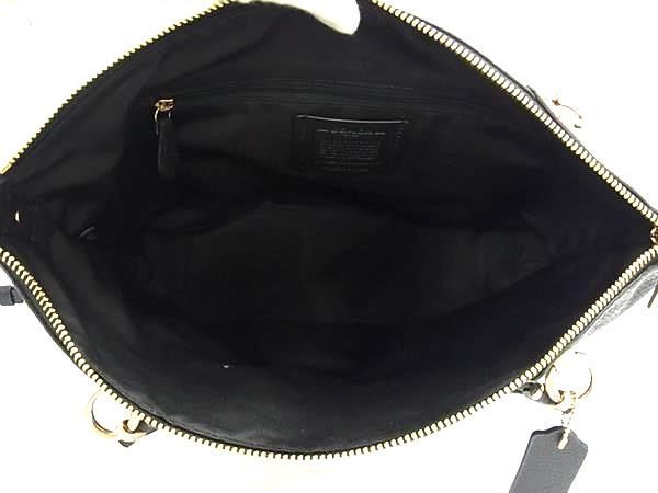 COACH コーチ ハンドバッグ ケイシー サッチェル C6229 ブラック レザー レディース 2WAY ショルダーバッグ ゴールド金具 超美品