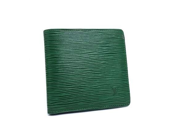 LOUIS VUITTON ルイヴィトン 財布 ポルト ビエ カルトクレディ モネ M63544 ボルネオグリーン エピ メンズ 二つ折り財布