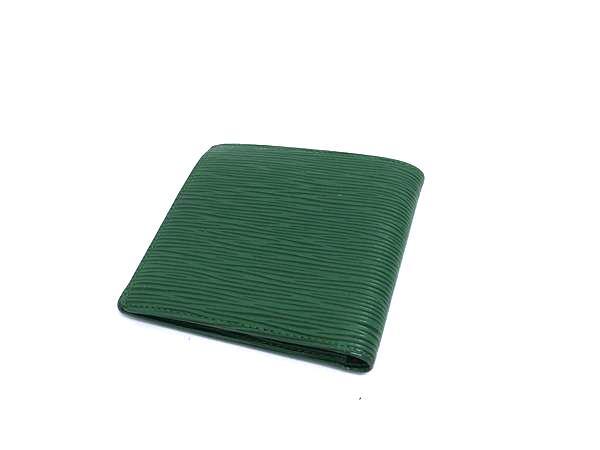 LOUIS VUITTON ルイヴィトン 財布 ポルト ビエ カルトクレディ モネ M63544 ボルネオグリーン エピ メンズ 二つ折り財布