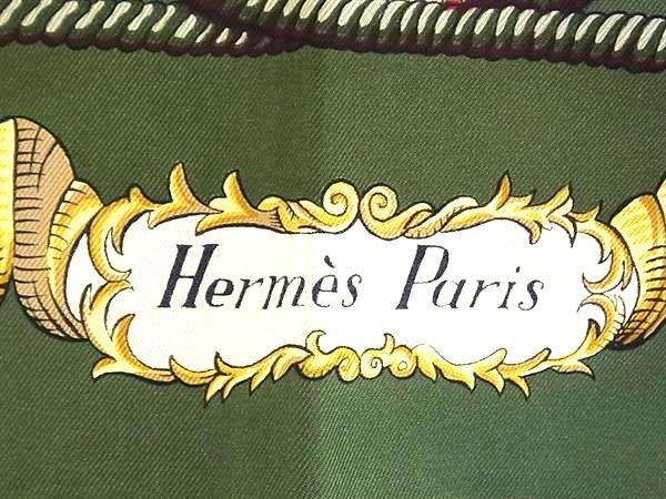 HERMES エルメス スカーフ カレ90 マルチカラー シルク100% レディース LVDOVICVS MAGNVS ルイ14世 美品