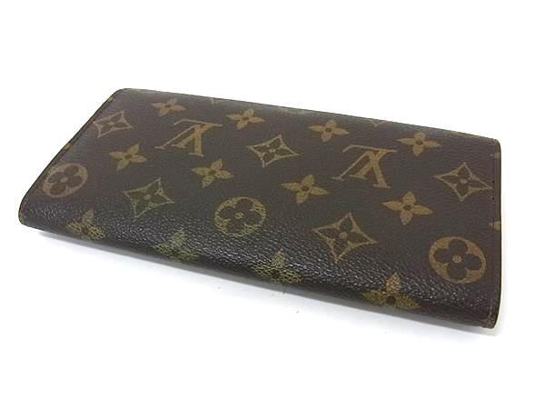 LOUIS VUITTON ルイヴィトン 財布 モノグラム ポルトフォイユサラ M61734 ブラウン PVC×レザー レディース ニつ折り長財布