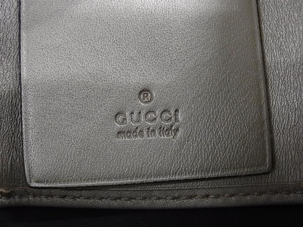 GUCCI グッチ キーケース インターロッキングG 282432 ベージュ ゴールド系 GGキャンバス×レザー ユニセックス 6連 ゴールド金具 美品