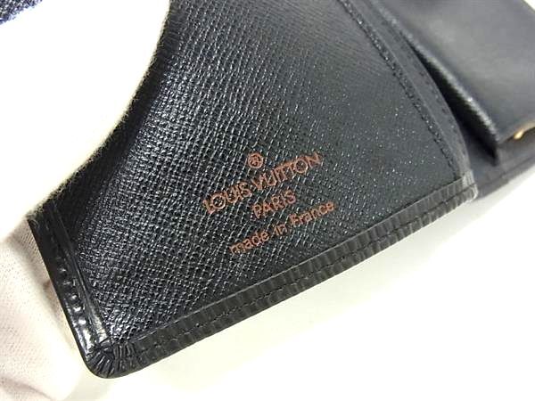 LOUIS VUITTON ルイヴィトン 財布 コンチネンタル ヴィエノワ M63252 ブラック エピ レディース ニつ折り長財布 がま口 ゴールド金具