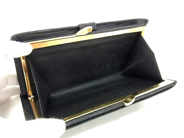 LOUIS VUITTON ルイヴィトン 財布 コンチネンタル ヴィエノワ M63252 ブラック エピ レディース ニつ折り長財布 がま口 ゴールド金具
